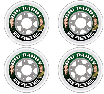 Base Big Daddy Indoor Wheels 4pc Set 74A