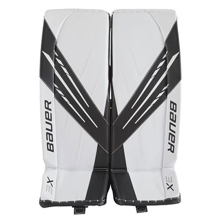 Bauer 3X Vapor Torwartschiene Senior weiss-schwarz XS/32"