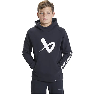 Bauer Core Hættetrøje Junior Sort