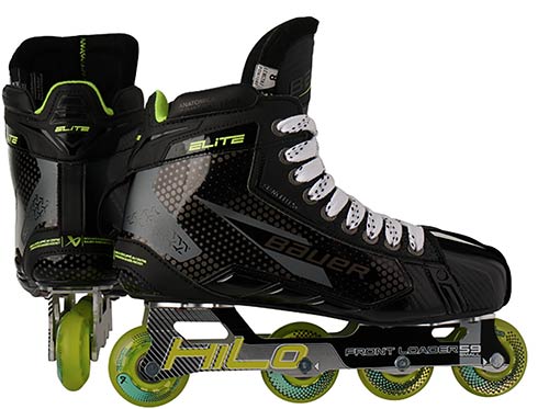 Bauer Elite Pattini in linea del portiere Senior