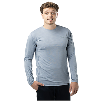 Bauer FLC Tech TEE Langarmet skjorte Senior Bla