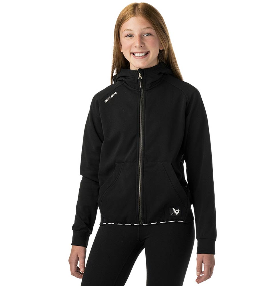 Bauer Fleece Zip Hoodie Team Hockey Kids Yth