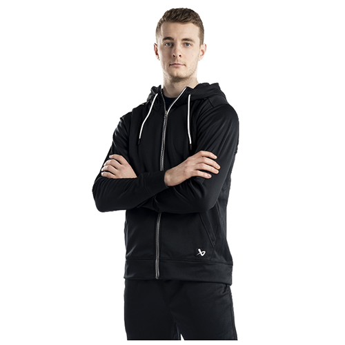 Bauer Fleece Zip Hoodie Team Senior Black