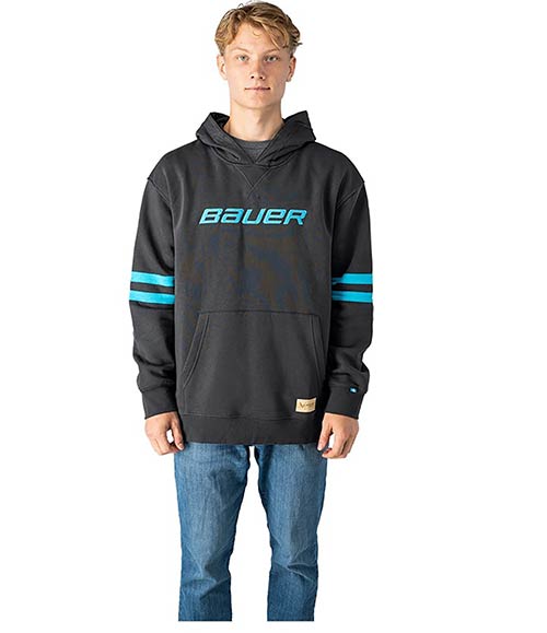 Bauer Fuse Novelty sudadera con capucha Senior gris