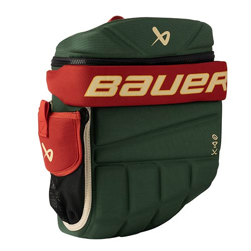 Bauer Gant Sac à dos Minnesota vert-rouge-noir