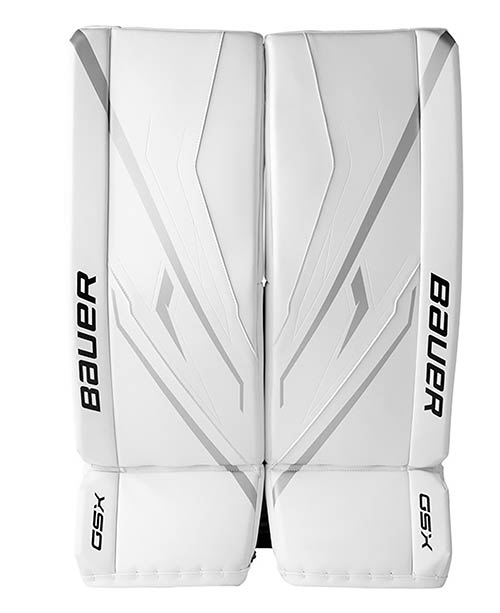 Bauer GSX III benskinner til ishockeymålmand Senior hvid