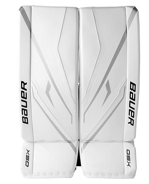 Bauer GSX III benskydd för målvakt Intermediate vit