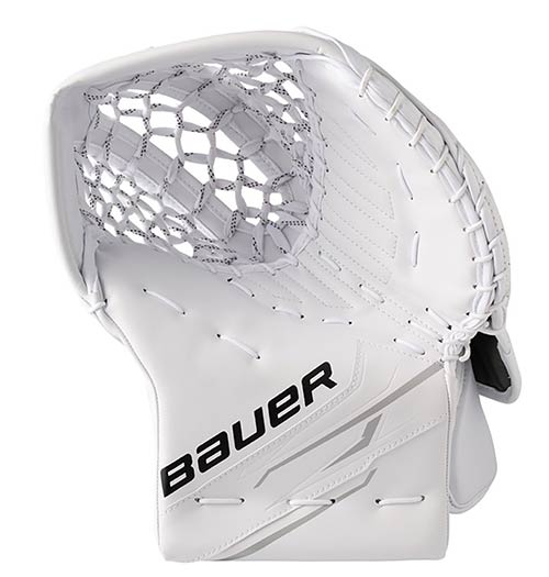 Bauer GSX III Ice Hockey Goalie Catch Glove Senior White