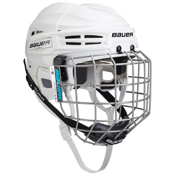 Bauer IMS 5.0 blanc casque combo (incl. Bauer cage)