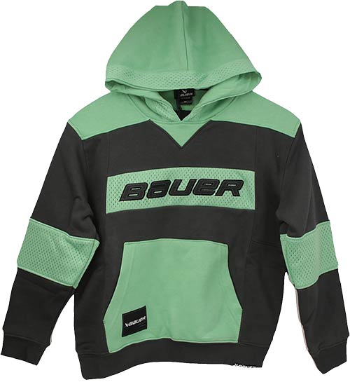 Bauer Mesh Game Changer Felpa con cappuccio Junior volcano