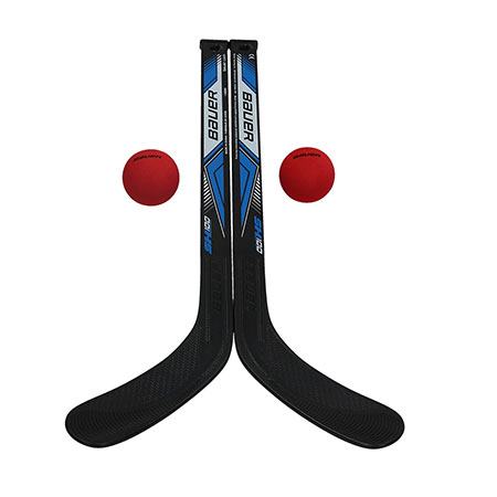 Bauer Two Mini Sticks w/ Two Balls