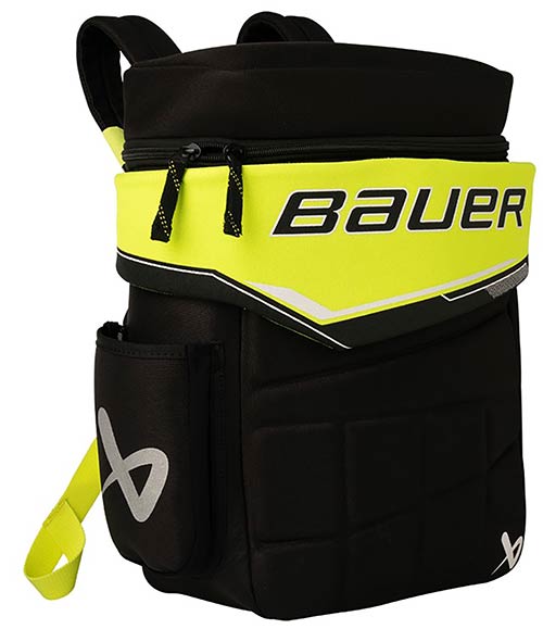 Bauer mochila guantes BKG negro-amarillo Senior 28x15x41cm