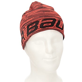 Bauer New Era Touque Spacedye Senior czerwony - Czapka