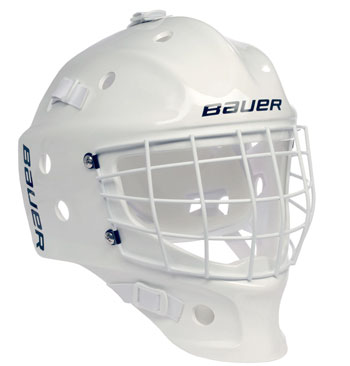 Bauer NME White portiere Mask Youth / Bambini