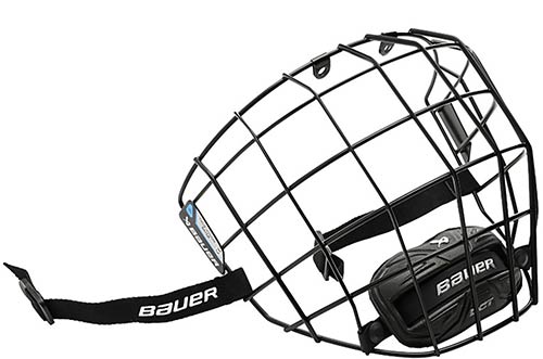 Bauer Profile II Gitter Facemask fr Eishockeyhelm schwarz