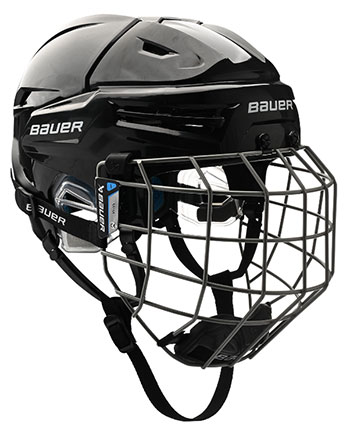 Bauer Re-Akt 65 casco combo con griglia Senior nero