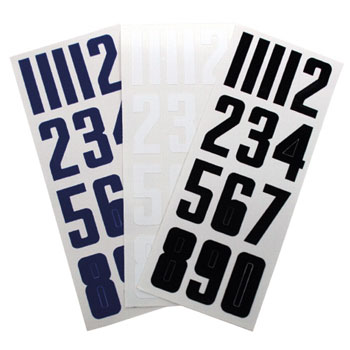 Bauer self-adhesive Numbers for Helmet Set 0-9