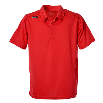 Bauer Sport Polo Camiseta Senior rojo