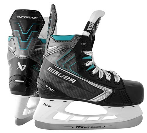 Bauer Supreme F30 pattino da hockey su ghiaccio Bambino