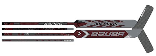 Bauer Supreme M50 Pro LE Målmand Stav Senior rødbrun
