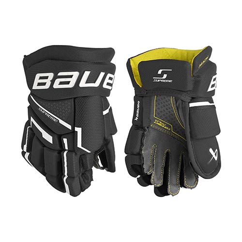 Bauer Supreme Mach guante juvenil negro-blanco