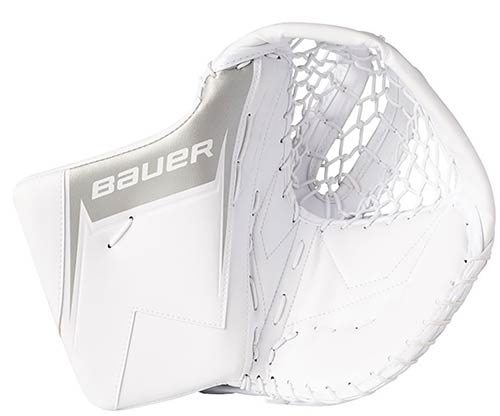 Bauer SV-Pro Målmandsgribehandske Intermediate Hvid