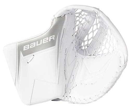 Bauer SV-Pro Målmandsgribehandske Junior Hvid