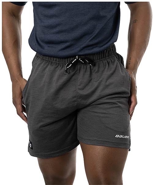 Bauer Team Knit Shortsit Senior harmaa