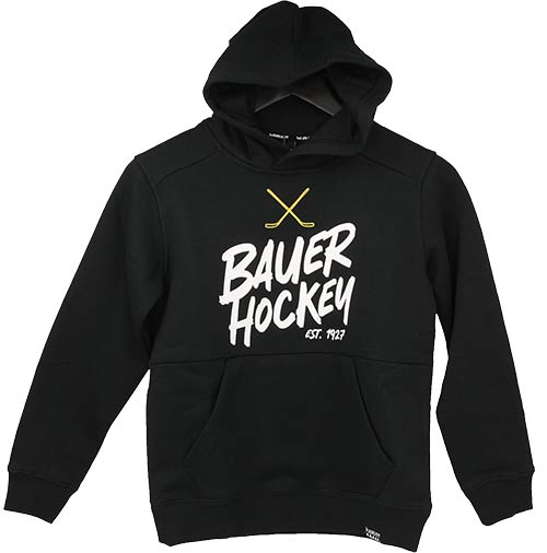 Bauer Ultimate Felpa con cappuccio giovent (Junior) nero