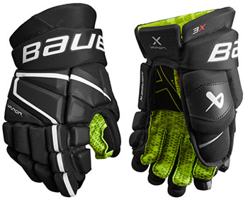 Bauer Vapor 3X guante Junior blanco-negro