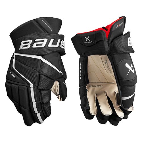 Bauer Vapor 3X Pro rękawica Senior czarny-biały
