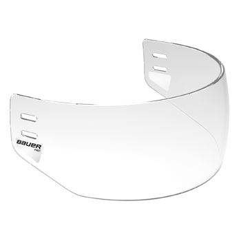 Bauer visière Medium Pro Straight clear demi-visière