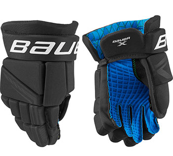 Bauer X guanti hockey Senior nero