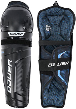 Bauer X Hockey sobre hielo espinillera hockey Senior