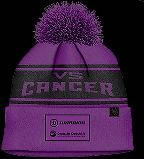 Bonnet a pompon tricot Warrior Toque Senior VS CANCER taill