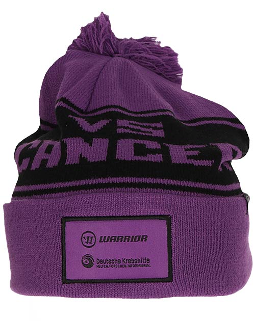 Bonnet à pompon tricoté Warrior Toque Senior VS CANCER taill