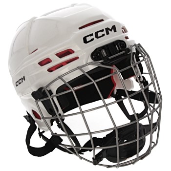 Casque CCM Tacks 70 Combo enfant blanc