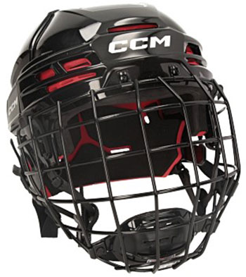 Casque CCM Tacks 70 combo Senior noir casque avec grille