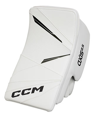 CCM AXIS 2.5 Goalie Blocker Junior white-black