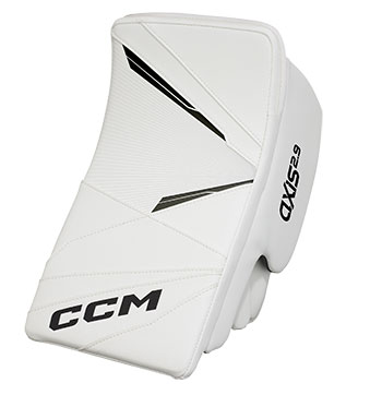CCM AXIS 2.9 Goalie Blocker Intermediate white-black