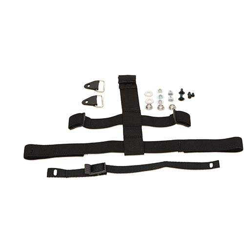 CCM Axis Backplate rem & trykknap sæt Sort