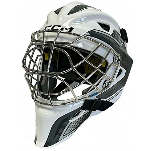 CCM Axis F5 Maska Senior biały - czarny