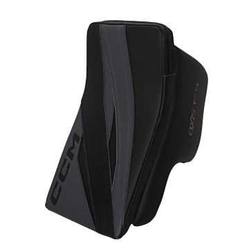 CCM AXIS F9 Maalivahdin Kilpi Senior musta-harmaa