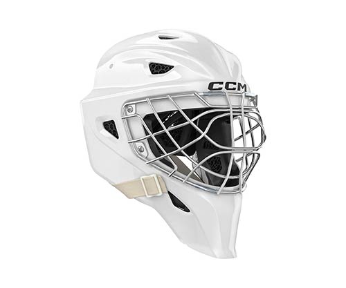 CCM Axis F9 Masque de gardien de but Senior blanc