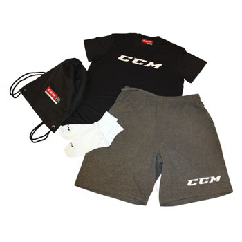 CCM Dryland Kit Senior Negro-gris-blanco