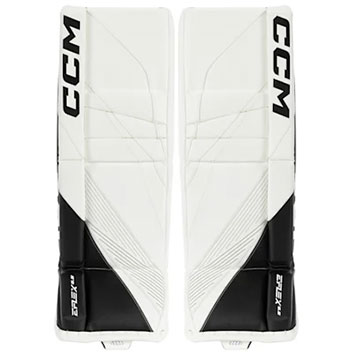 CCM EFLEX 6.5 Målmand Benskinner Junior hvid-svart