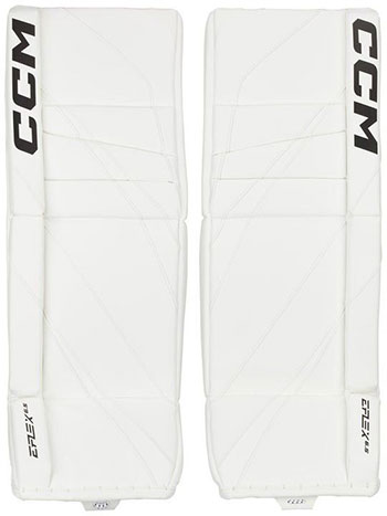 CCM EFLEX 6.5 Målmand Benskinner Junior hvid