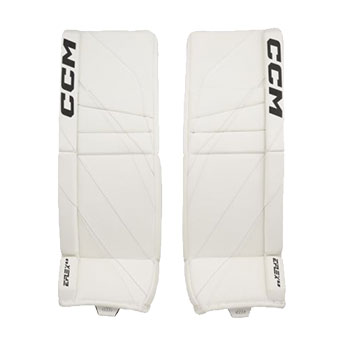 CCM EFLEX 6.9 Goalie Leg Pad intermediate white