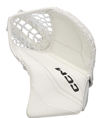 CCM EFLEX 6 Goalie Catcher Senior white-white