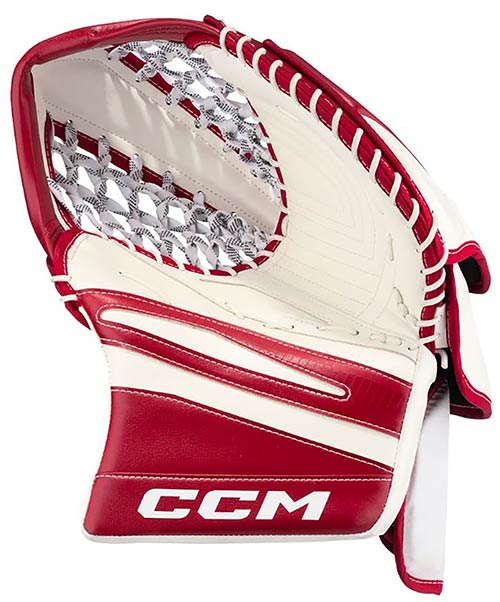 CCM EFLEX 7.5 Goalie Catcher Senior Detroit white-red